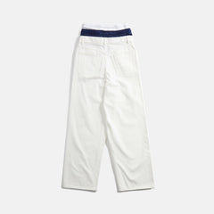 T by Alexander Wang Pre-Styled Tri-Layer 5 Pocket Jean - White | Kith White