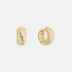 SHASHI Frances Huggie Earring - Gold | Kith Gold