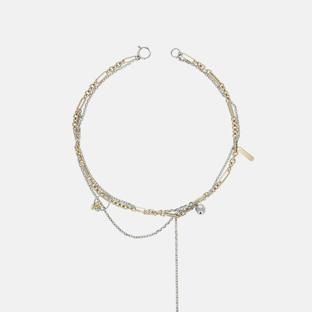 Justine Clenquet Rachel Necklace - Gold / Palladium | Kith Gold / Palladium