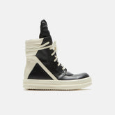 Rick Owens Kids Geobasket - Black / Milk / Milk Scarpe in Pelle | Kith Black / Milk / Milk Scarpe in Pelle