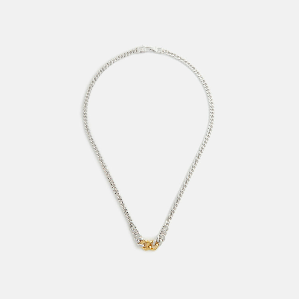 Tom Wood Dean Chain Duo 18 - Silver / Gold | Kith Silver / Gold