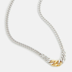 Tom Wood Dean Chain Duo 18 - Silver / Gold | Kith Silver / Gold