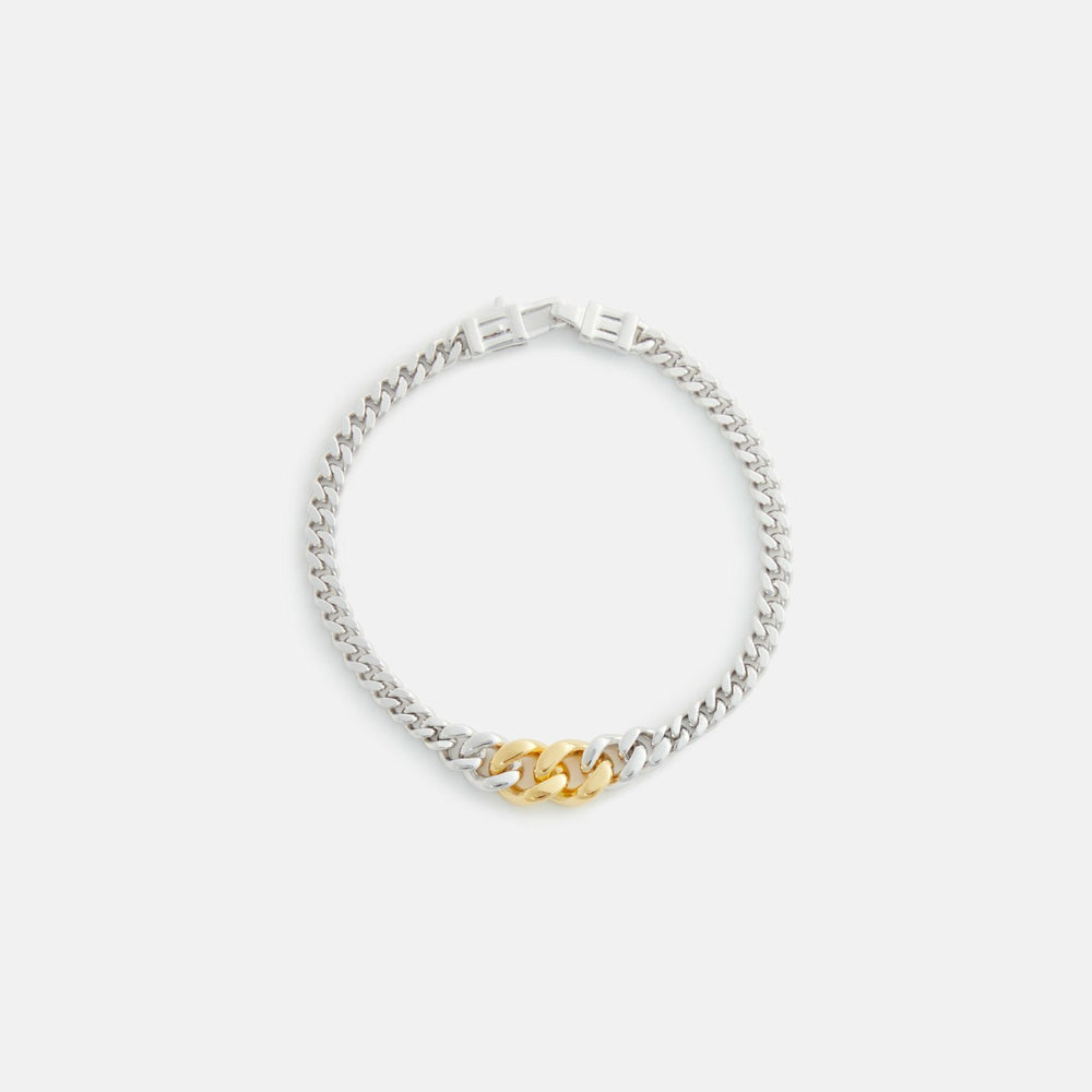 Tom Wood Dean Bracelet Duo 7.7 - Silver / Gold | Kith Silver / Gold
