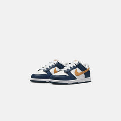 Nike PS Dunk Low - White / Wheat / Midnight Navy | Kith White / Wheat / Midnight Navy