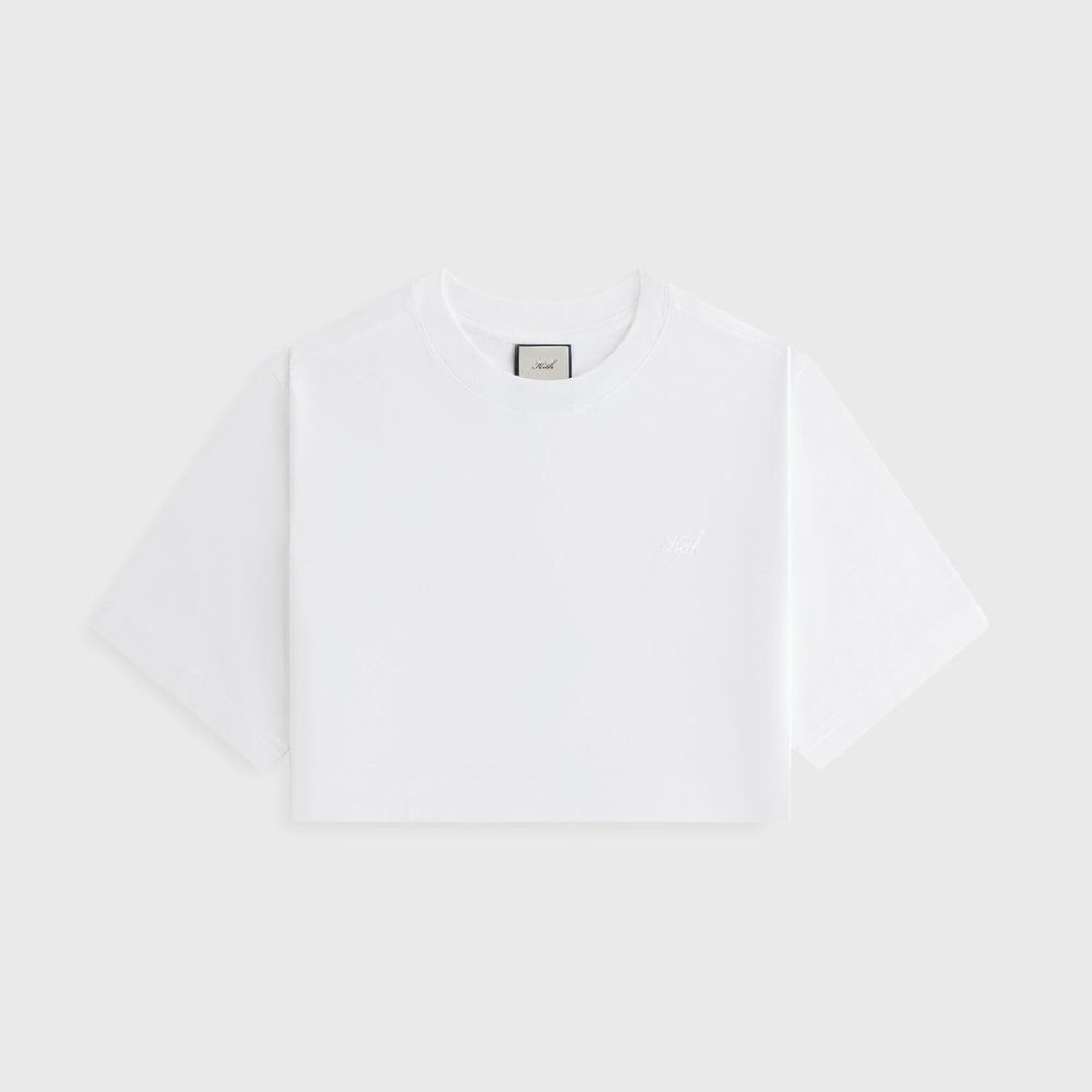 Kith Women Fei Cropped Tee - White | Kith White