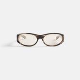 Flatlist Eddie Kyu Sunglasses - Clear Grey / Transparent Grey Lens | Kith Clear Grey / Transparent Grey Lens