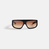 Flatlist Farah Sunglasses - Solid Black / Brown Gradient Lens | Kith Solid Black / Brown Gradient Lens