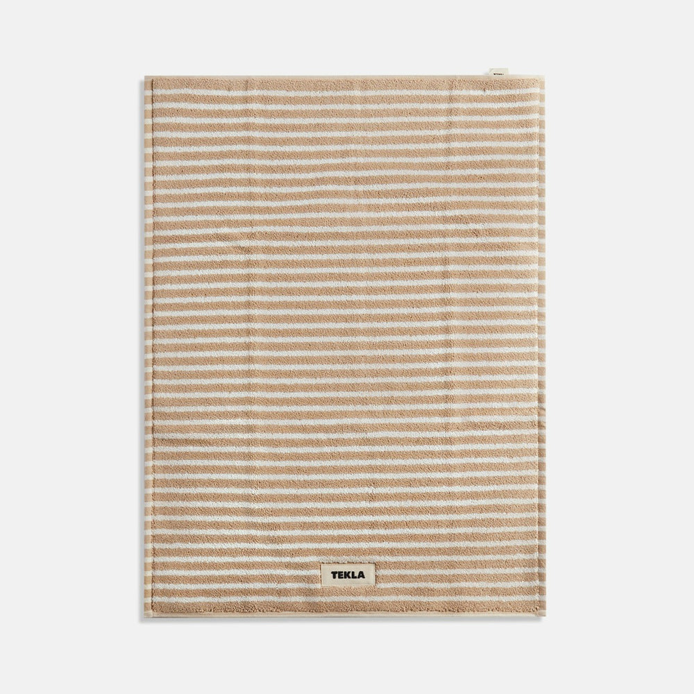 Tekla Bath Mat - Ivory Stripes | Kith Ivory Stripes