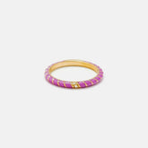 Yvonne Leon Alliance Mini Torsade Couleur - Violet | Kith Violet