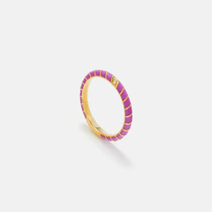Yvonne Leon Alliance Mini Torsade Couleur - Violet | Kith Violet