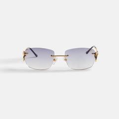Vintage Frames Flamingo 24Kt Yellow Gold - Asphalt Gradient | Kith Asphalt Gradient