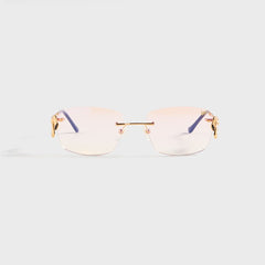 Vintage Frames Flamingo 24KT Yellow Gold - Pink Gradient | Kith Pink Gradient