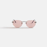Vintage Frames Detroit Player Drill Mount 24Kt White Gold - Blossom Pi | Kith Blossom Pink