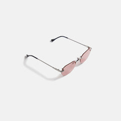 Vintage Frames Detroit Player Drill Mount 24Kt White Gold - Blossom Pi | Kith Blossom Pink