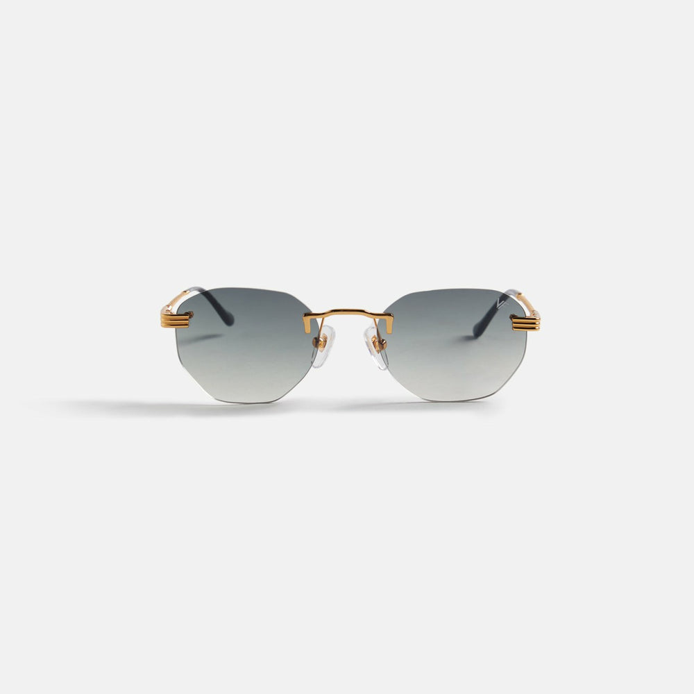 Vintage Frames Detroit Player Drill Mount 24KT Gold - Army Green | Kith Army Green