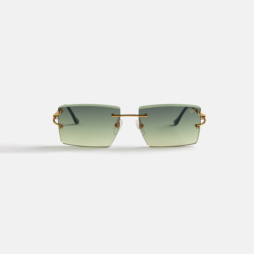 Vintage Frames Icon 24Kt Yellow Gold - Green / Yellow Gradient | Kith Green / Yellow Gradient