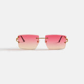 Vintage Frames Icon 24KT Yellow Gold - Lychee Gradient | Kith Lychee Gradient