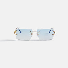 Vintage Frames Icon 24KT Yellow Gold - Sky Blue Gradient | Kith Sky Blue Gradient