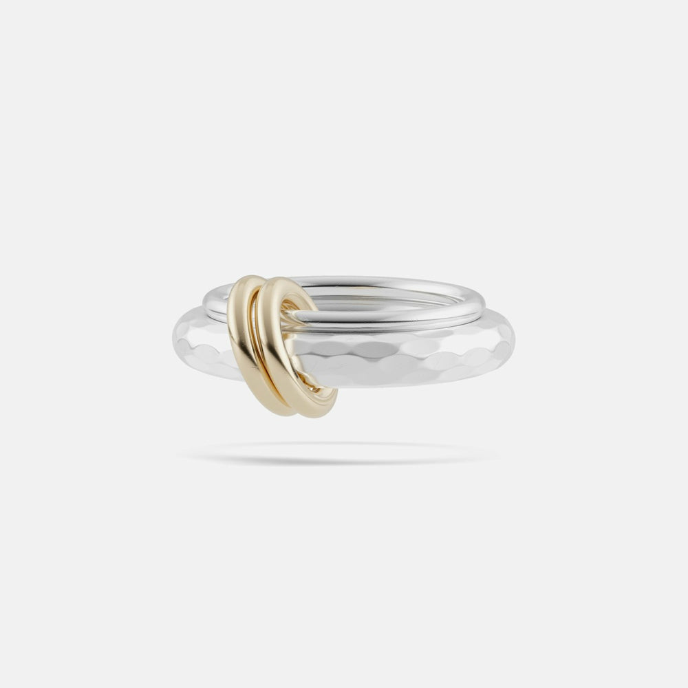 Spinelli Kilcollin Agon Vulcan Ring - Silver / Gold | Kith Silver / Gold