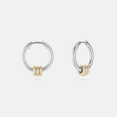 Spinelli Kilcollin Nevine Hoops - Silver / Gold | Kith Silver / Gold