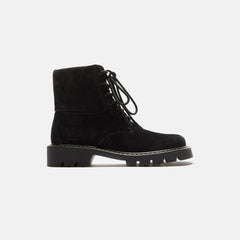 Loewe Sierra Combat Ankle Boot - Black / Medium Tabacco | Kith Black / Medium Tabacco