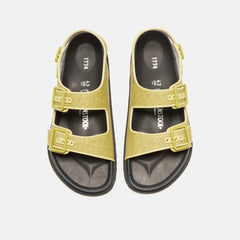 Birkenstock Milano Raffia - Luxe Golden Olive | Kith Luxe Golden Olive
