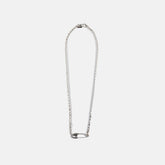 Emanuele Bicocchi Arabesque Safety Pin Necklace Large - Silver | Kith Silver