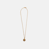 Emanuele Bicocchi Lily Coin Pendant Necklace Large - Gold | Kith Gold