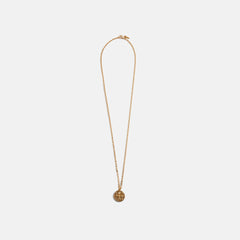 Emanuele Bicocchi Lily Coin Pendant Necklace Large - Gold | Kith Gold