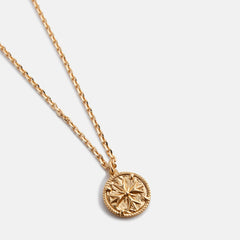 Emanuele Bicocchi Lily Coin Pendant Necklace Large - Gold | Kith Gold