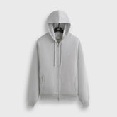 Kith Interlock Williams V Full Zip Hoodie - Light Heather Grey | Kith Light Heather Grey