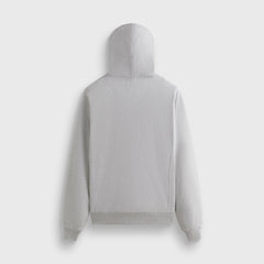 Kith Interlock Williams V Full Zip Hoodie - Light Heather Grey | Kith Light Heather Grey