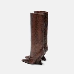 The Attico Cheope Tube Boot - Brown / Black | Kith Brown / Black