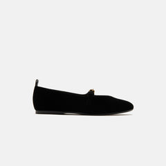 JW Anderson Velvet Ballerina - Black | Kith Black