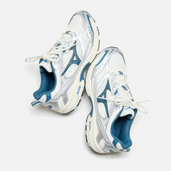 Mizuno MXR - Snow White / Majolica Blue / Silver | Kith Snow White / Majolica Blue / Silver