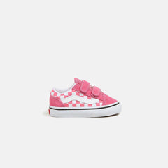 VANS TD Old Skool V Crib - Color Theory / Checkerboard / Honeysuckle | Kith Color Theory / Checkerboard / Honeysuckle