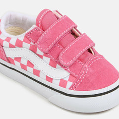 VANS TD Old Skool V Crib - Color Theory / Checkerboard / Honeysuckle | Kith Color Theory / Checkerboard / Honeysuckle