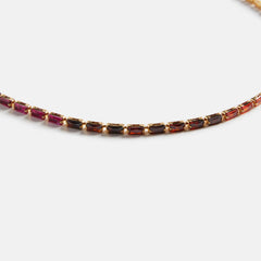 Crystal Haze Mini Baguette Chakra Choker - Multi | Kith Multi