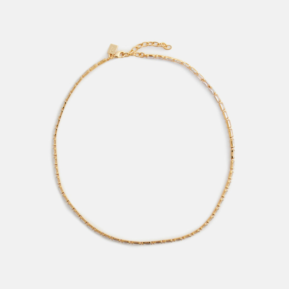 Crystal Haze Mini Baguette Choker - Clear | Kith Clear