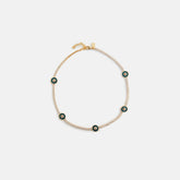 Crystal Haze Exclusive Evil Eye Protection Necklace - Gold | Kith Gold