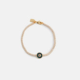 Crystal Haze Evil Eye Protection Bracelet - Gold | Kith Gold
