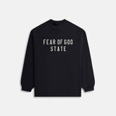 Essentials Heavy Long Sleeve Tee - Black | Kith Black