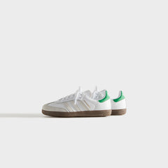 Kith Kids Classics for adidas Originals PS Samba - White / Fairway Gre | Kith White / Fairway Green