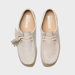 Clarks Wallabee - White Leather | Kith White Leather