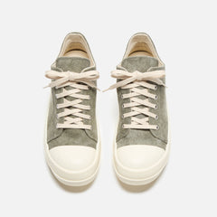 Rick Owens WMNS DRKSHDW Low Sneaks - Sage / Milk / Milk Scarpe in Pell | Kith Sage / Milk / Milk Scarpe in Pelle