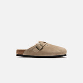 Birkenstock Boston Shearling Suede - Taupe / Sandcastle | Kith Taupe / Sandcastle