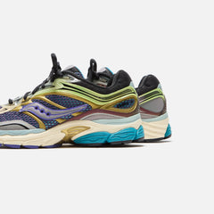 Saucony Progrid Omni 9 - Purple / Yellow | Kith Purple / Yellow