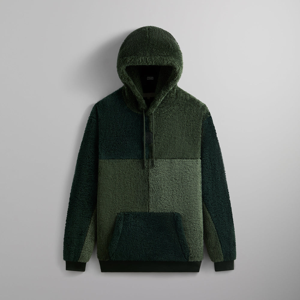 Kith Color-Blocked Plush Hoodie - Stadium | Kith Stadium