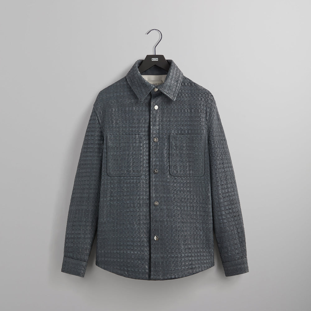 &Kin Woven Leather Apollo II Shirt - Machine | Kith Machine