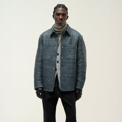 &Kin Woven Leather Apollo II Shirt - Machine | Kith Machine